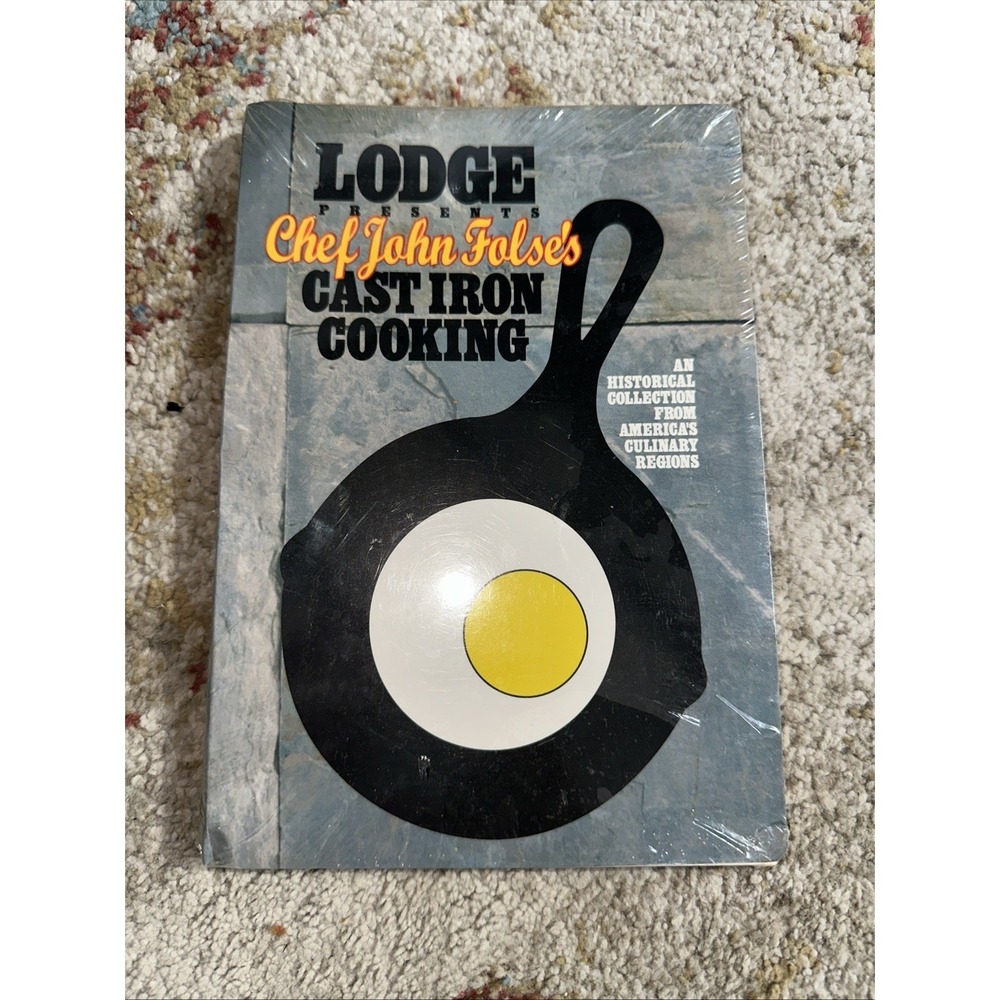 LODGE PRESENTS CHEF JOHN FOLSE'S CAST IRON COOKING By John D Folse New Sealed